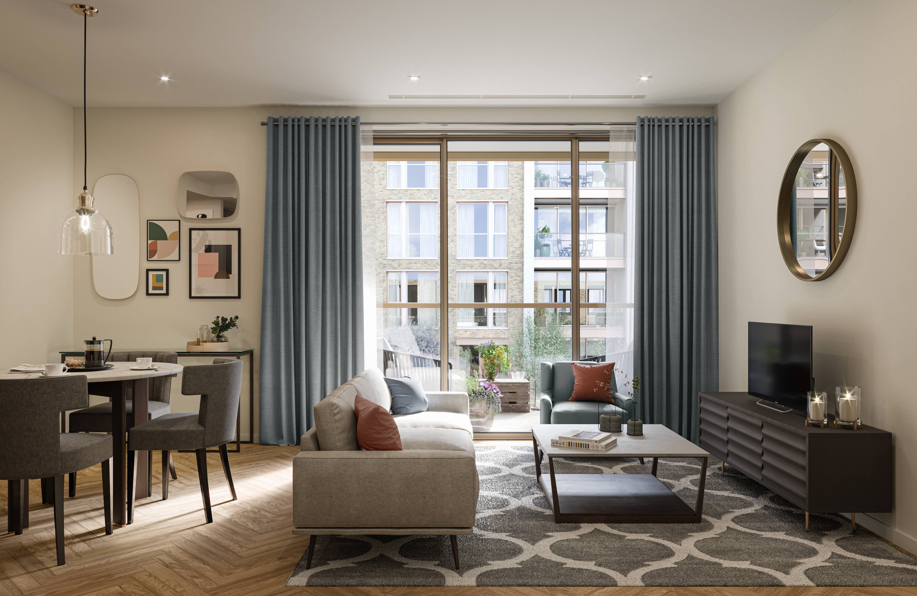 Out of one of our favorite floor plans we introduce this great 3-bed from King’s Road Park's stylish collection of apartments set within six acres of beautiful landscaping including a public park, square and residents’ garden.