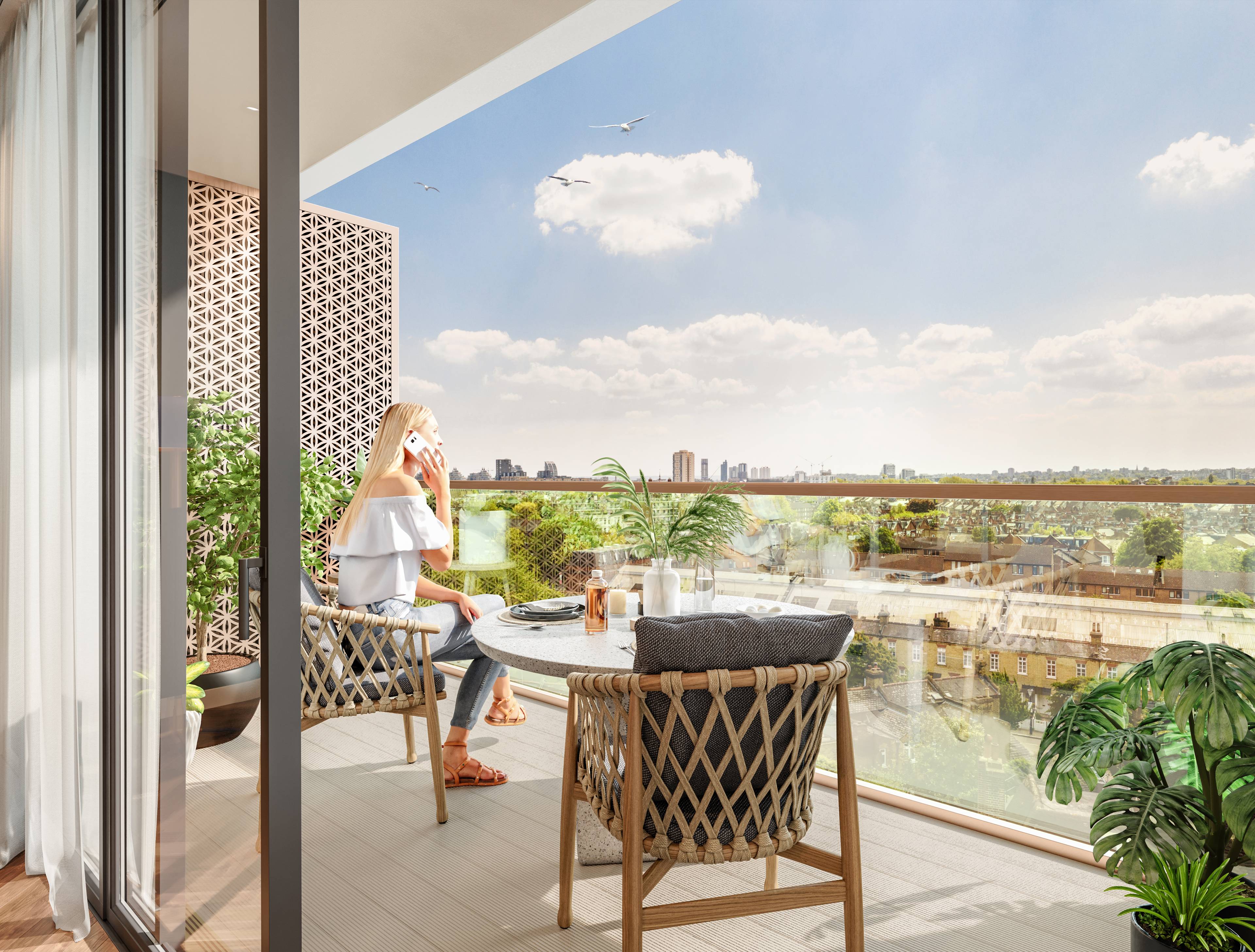 King’s Road Park's stylish collection of apartments set within six acres of beautiful landscaping including a public park, square and residents’ garden offering this spacious 1-bed south-east facing apartment.