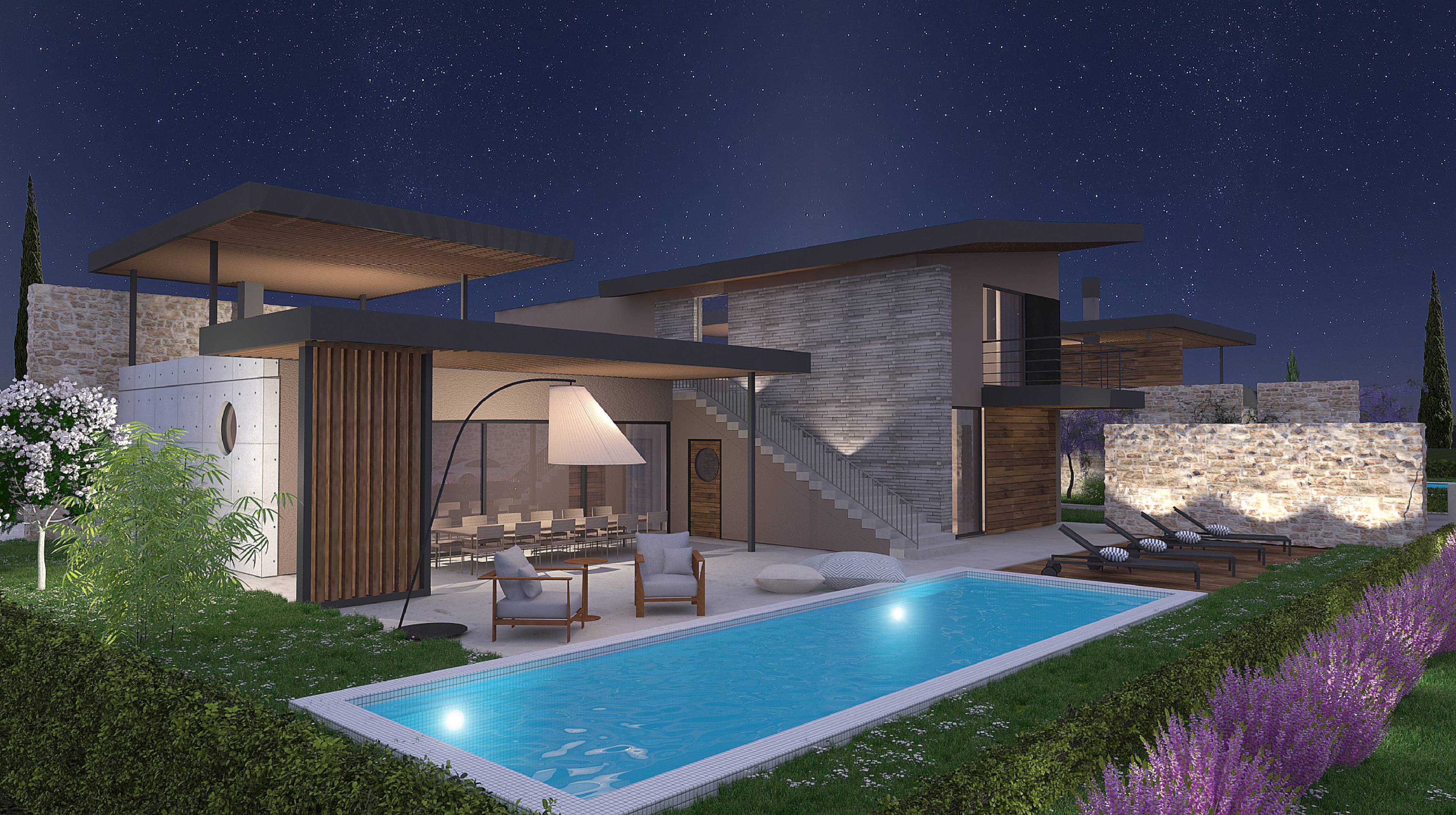 New modern villa with pool - Vodnjan, Istria, CROATIA