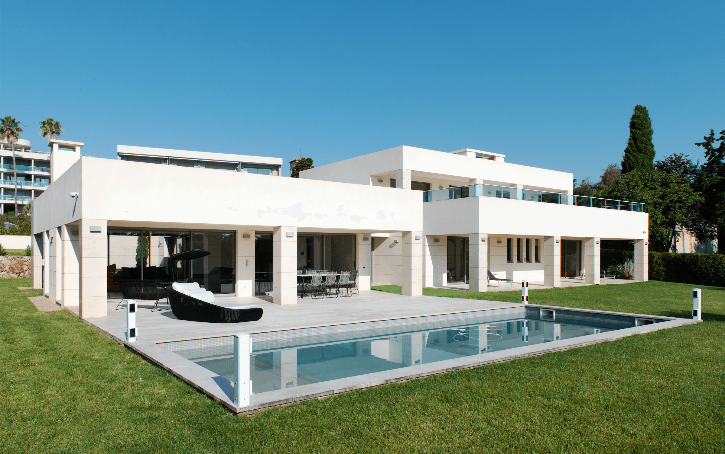 Stunning newly built contemporary villa close to the beach in Cap d Antibes