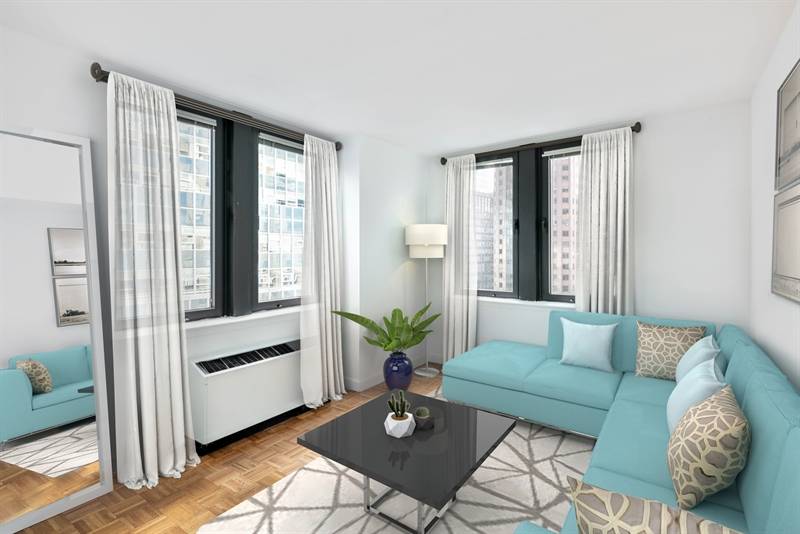 No Fee, 1 Bed/1 Bath (Convertibile 2) Huge Unit in Luxury Financial District Building