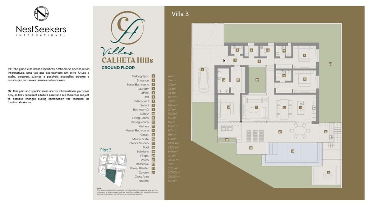 Villa 3 | Single Floor Plan