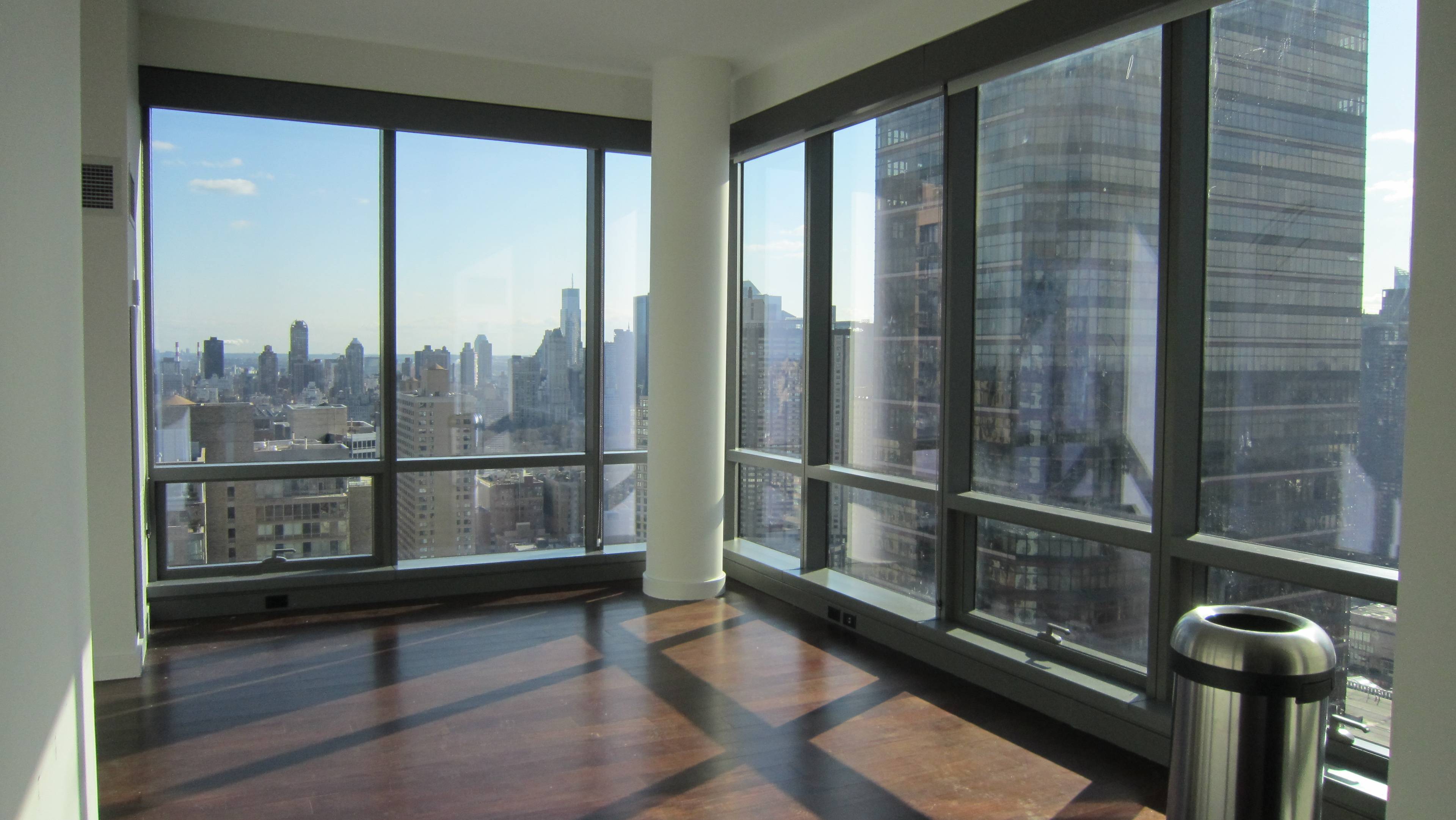 Breathtaking! 3 BR 3 BA Terrace.Central Air  W/D High Floor Upper West Side Minutes walk to Columbus Circle Lincoln Center Central Park