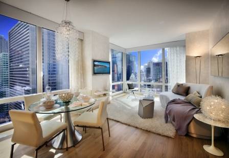 Modern, Luxury  Hi-rise Rental in Midtown West, 1-2 Bedrooms, with Captivating Views