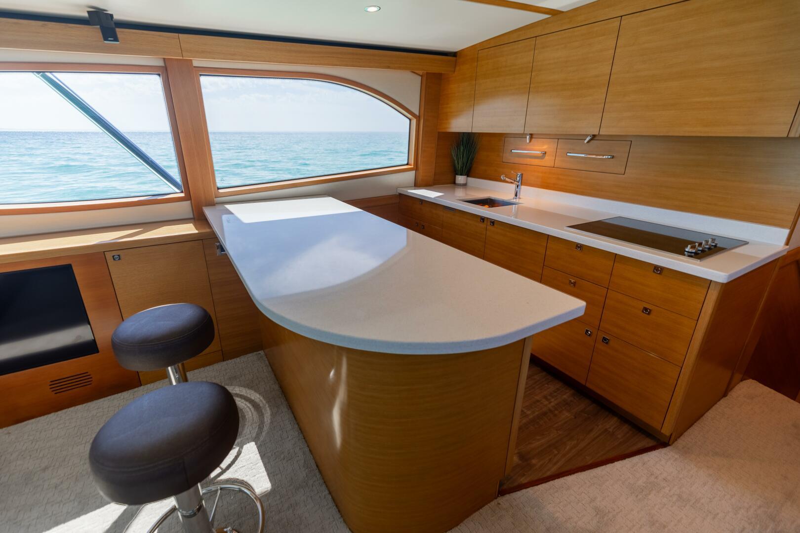 2016 Hatteras GT60 KNOT ON CALL Galley 1