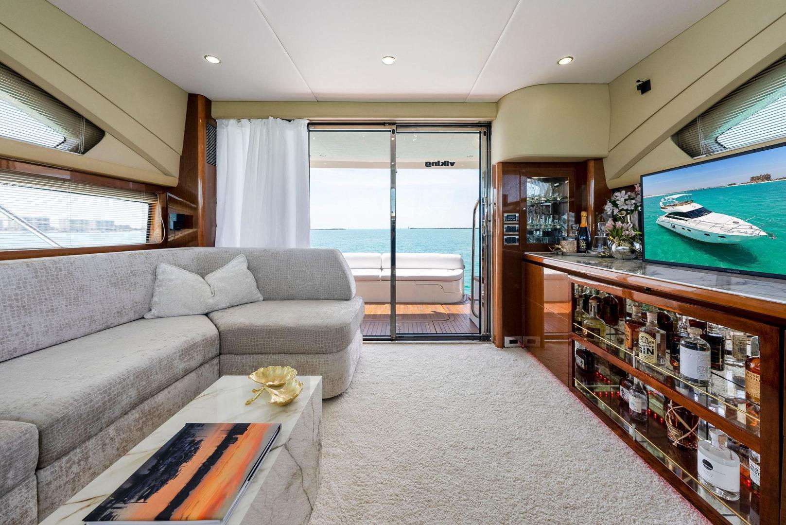 2009 Princess 54 Flybridge ADIOS Salon (2)
