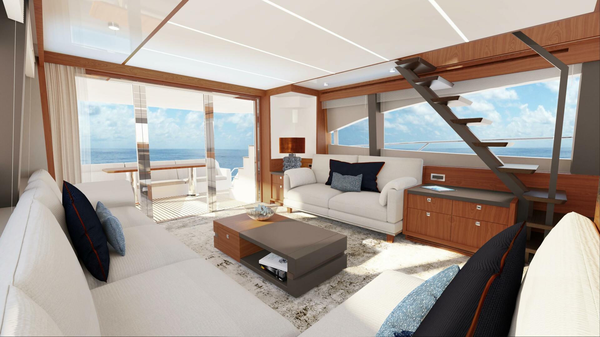Salon Looking Aft